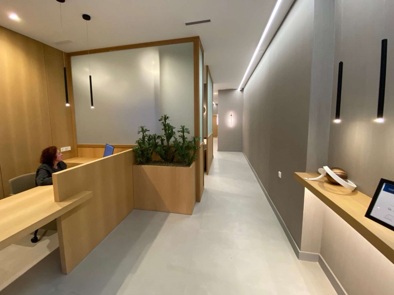 Recepción de Clínica Darder en Valencia